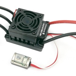 100A Waterproof Brushless ESC Speed Controller 2S-4S Lipo NiMH Fit 3650 3660 Motor For 1/10 RC Car Double Plug