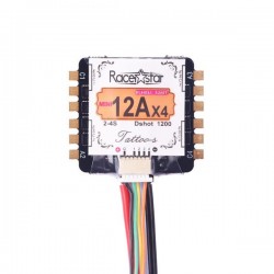 20x20mm Racerstar Tattoo_S Mini 12AX4 12A BLheli_32 DShot1200 2-4S 4 In 1 ESC