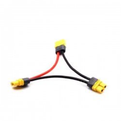 Amass XT60 14AWG Adapter Cable for 2-6S Lipo Battery