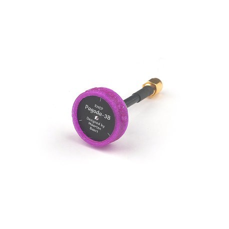 Pagoda RHCP 60mm 5.8G FPV Antenna RP-SMA With Case Red/Purple FPV RC Drone