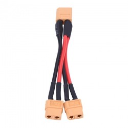 XT60 Parallel Battery Pack Connector Adapter 14AWG Cable for RC Lipo