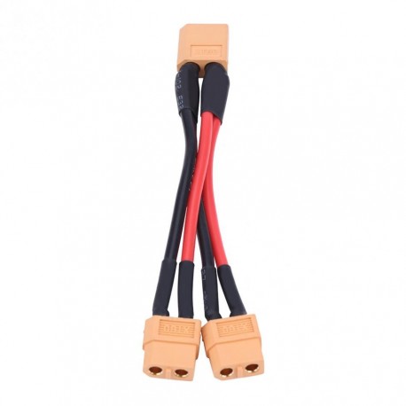 XT60 Parallel Battery Pack Connector Adapter 14AWG Cable for RC Lipo