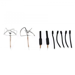 Turbowing 5.8GHz 3dBi 3 Leaf Clover/Copper Tube Gain Super Mini FPV Antenna Combo