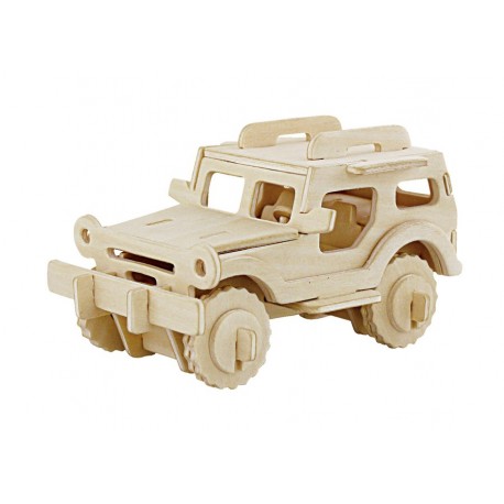 ROWOOD Ξύλινο 3D πάζλ Jeep JP232, 38τμχ