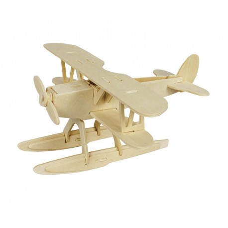 ROWOOD Ξύλινο 3D πάζλ υδροπλάνο JP209, 38τμχ