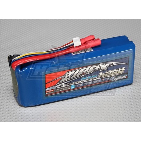 ZIPPY Flightmax 4200mAh 4S1P 30C LiFePo4 Pack