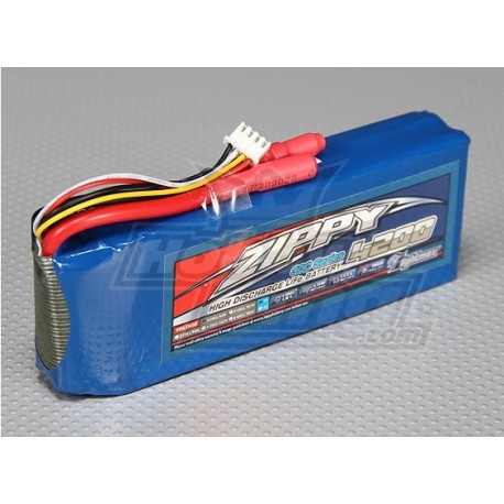 ZIPPY Flightmax 4200mAh 3S1P 30C LiFePo4 Pack