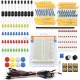Starter Kit for arduino Resistor /LED / Capacitor / Jumper Wires / Breadboard resistor Kit with Retail Box