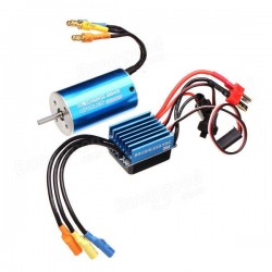 2845 Motor 3930KV Sensorless Brushless Waterproof 35A ESC RC Car Parts