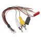 Universal JST-SH 1.0mm RCA TJC8 6P 4P 6 Pin 4 Pin AV Cable Audio Video Wire For Eachine EV100 ProDVR