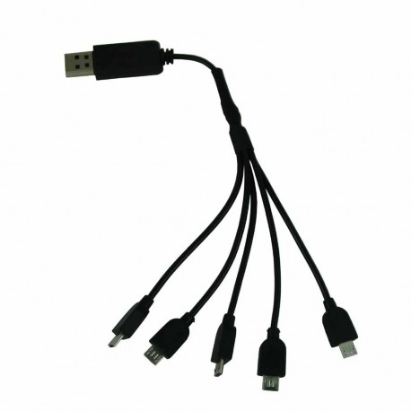 5 in 1 Multi USB Charger Charging Cable Cord For XS809S XS809