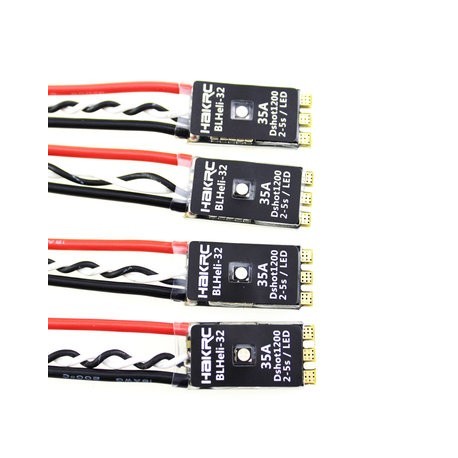 HAKRC BLHeli_32 Bit 35A 2-5S ESC Built-in LED Support Dshot1200 Multishot for FPV RC Drone