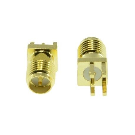 RP-SMA Female Adapter PCB EdgE-mount Solder RF Connector for RC Drone FPV Racing