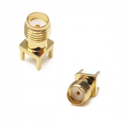 SMA Female Adapter EdgE-mount Solder RF Connector for RC Drone FPV Racing