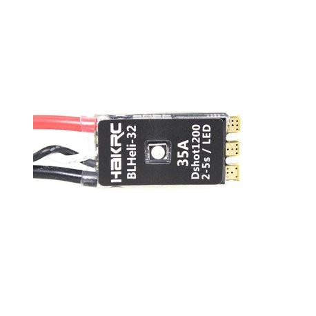 HAKRC BLHeli_32 Bit 35A 2-5S ESC Built-in LED Support Dshot1200 Multishot for FPV RC Drone