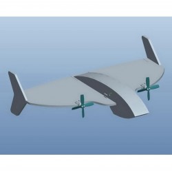 Z-56 380mm Wingspan KIT Board Mini RC Airplane Kit