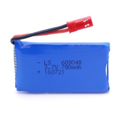 3.7V 780mAh Li-po Battery for Wltoys V636 V686 V686G V686K JJRC V686 Quadcopter