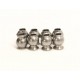 6.8mm toothed single-flanged ball end set (8pcs) King V2
