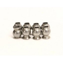 6.8mm toothed single-flanged ball end set (8pcs) King V2