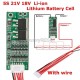 5S 15A BMS Protection PCB Board For 5 Packs 18650 Li-ion Lithium Battery Cell