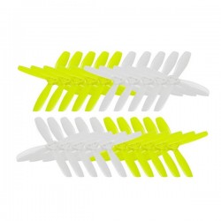 10 Pairs KINGKONG/LDARC 2535 63.5mm PC 4-blade Propeller CW CCW 1.5mm Mounting hole for RC Drone