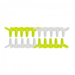 10 pairs KINGKONG/LDARC 1535 38mm PC 3-blade Propeller CW CCW 1.5mm Mounting hole for RC Drone