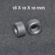 2pcs Ferrite Bead 18X10X10mm Toroide Cores Coil Inductor Ring Cables Filter KIT