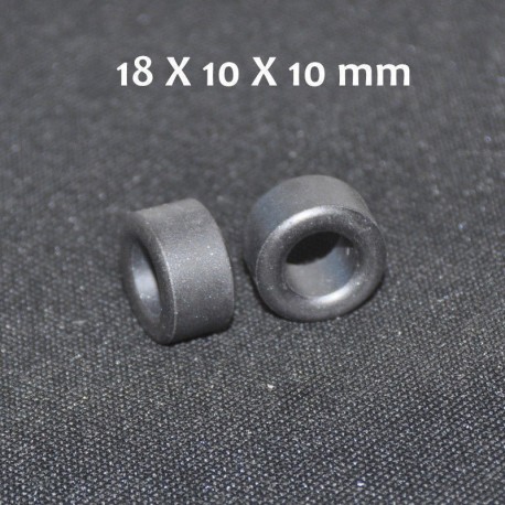 2pcs Ferrite Bead 18X10X10mm Toroide Cores Coil Inductor Ring Cables Filter KIT