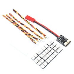 AuroraRC 8 Bits WS2812B RGB5050 LED Board 5V w/ Control Board 2-6S For F3 F4 FPV Racing RC Drone