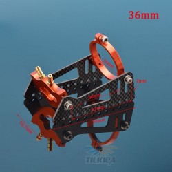RC Boat 40 Series Water Cooling Motor Mount Holder Carbon Fiber Mounting Bracket for Brushless Motor