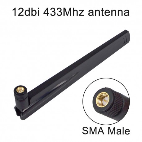 12 dbi 433Mhz Antenna 433 MHz antena GSM SMA Male Connector with Magnetic base for Ham Radio Signal Booster