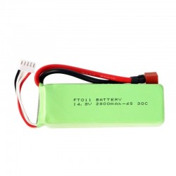 Lipo Battery For FT010 FT011 2800mah 14.8V BATTERY RC 4s 14.8V 30C 803496 RC boat