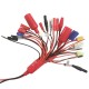Multifunction Balance Charging Cable XT60 EC3 EC5 TRX T Plug JST JR FUTABA Anderson Plug Adapter