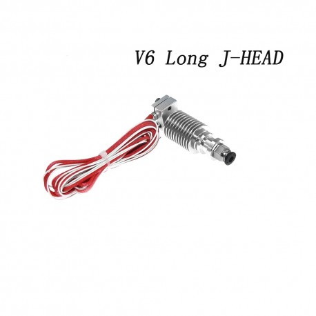 3D V6 remote extrusion head extruder with Thermistors Cartridge Heater 1.75mm J-HEAD hotend long