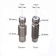 3D V6 Throat Bowden Direct Heat Break Hotend Throat Stainless Steel All Metal With Teflon Tube 1.75