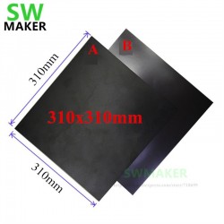 310x310mm Magnetic Adhesive Print Bed Tape Print Sticker Flex Plate PC Build Surface for Reprap Creality CR-10 CR10 3D printer