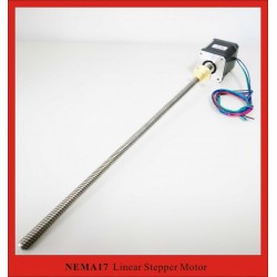 4-lead NEMA 17 Linear Stepper Motor T8 Lead Screw 2 Pitch 320mm Lead