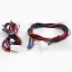 1PCS Anet A6 A8 Hotbed line Cable Upgraded MK3 hotbed for Mendel RepRap i3 Anet 3d printer parts Hot-bed cable