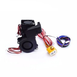 3D Printer MK10 Extruder Single Print head 12V/24V Makerbot 2 with Wind guide duct + Stepper Motor 0.4mm 1.75mm Fliament
