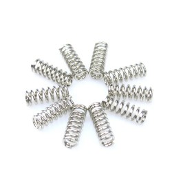 10pcs/lot 3D Printer Accessory Feeder Spring for Ultimaker Makerbot Wade Extruder Nickel Plating 1.2mm 20 MM