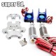 Extruder with 0.4mm Nozzle 12V Cooling Fan and Effector for 1.75mm Filament for E3D V6