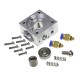 DIY Reprap Bulldog All-metal Extruder for 1.75mm Compatible J-head MK8 Extruder Remote Proximity for 3D Printer Parts