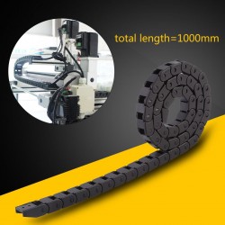 1M Length Black Nylon Cable Drag Chain Wire Carrier for 3D Printer Parts