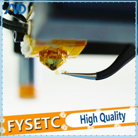 3D Printer Tools Stainless Steel Tweezers L 120mm Curved Port Tweezer Clean Out Nozzle Heating Melt Out Of Filament