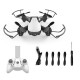 Eachine E61HW Mini WiFi FPV With HD Camera Altitude Hold Mode RC Drone Quadcopter RTF - Three Batteries