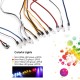 AX-003 Multi-function Ultra Bright LED Lamp for 1/10 1/8 RC HSP Traxxas TAMIYA CC01 4WD Axial SCX10 Model Car