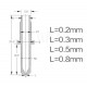 Integrated Brass Nozzle Throat V6 Extruder 0.4mm Head Kit For E3D 3D Printer