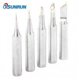 QSUNRUN 5PCS/SET Soldering Tips 900M-T-I K B 2.4D 3C 60Watt Replacement For Eletric Solder Iron P36 Solder Station