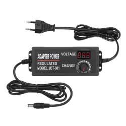 Excellway® 9-24V 3A 72W AC/DC Adapter Switching Power Supply Regulated Power Adapter Supply Display