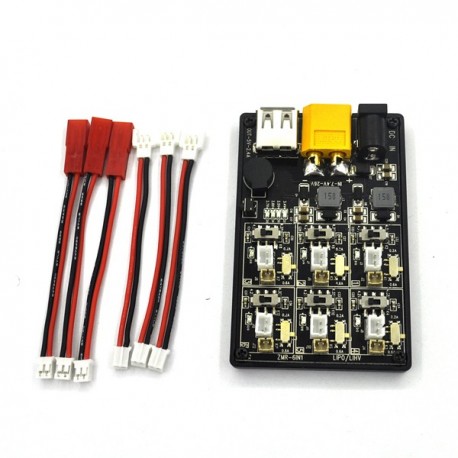 6 In 1 4.2V 4.35V 2S-6S Lipo LiHv Battery Charger Board For RC Models